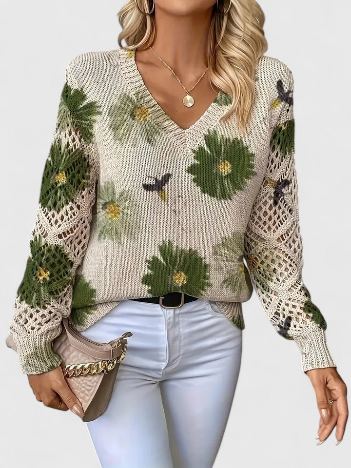 Aurelia | Suéter elegante con diseño floral