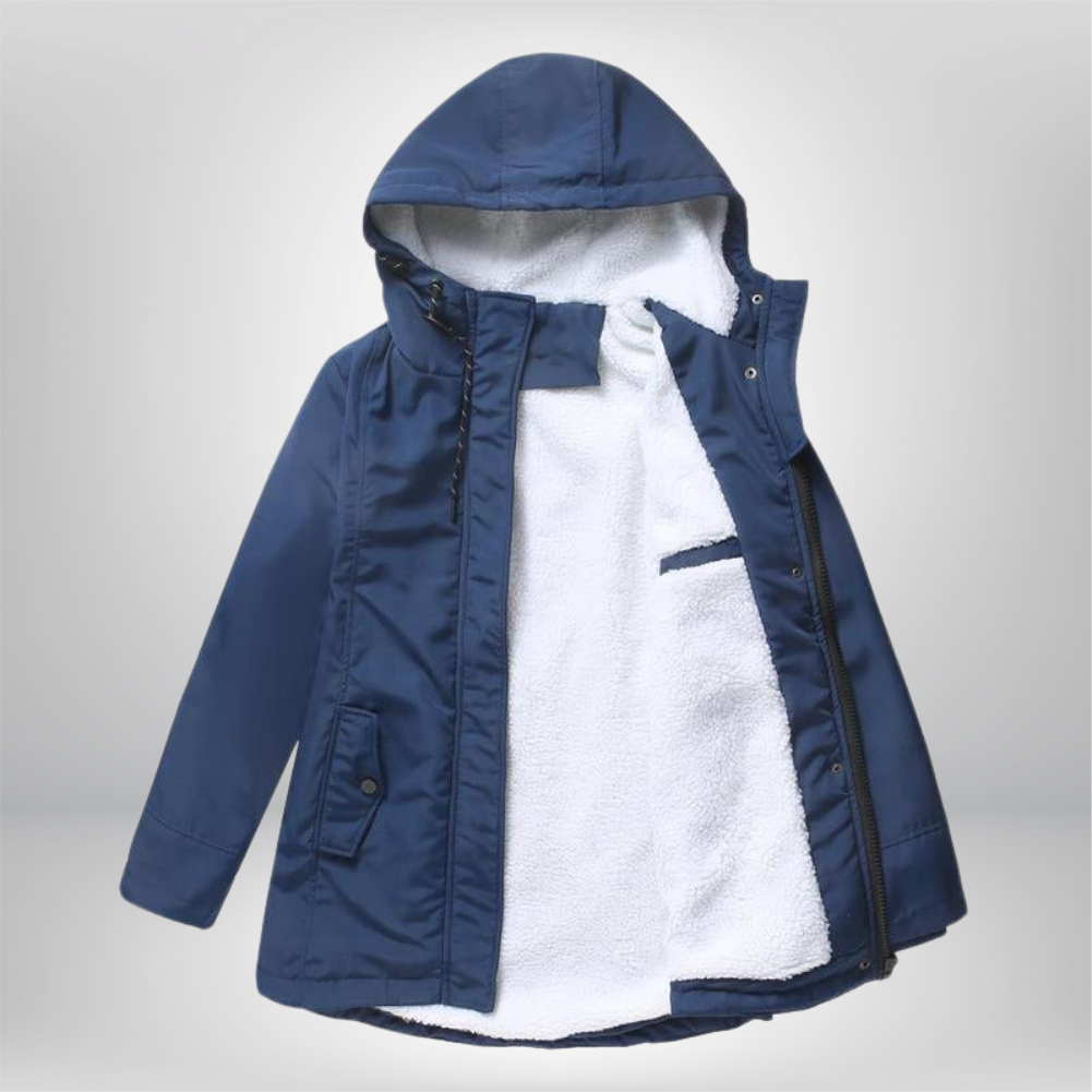 Colette | Abrigo de invierno capitonado y acogedor con capucha