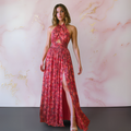 Vera | Elegante vestido con estampado floral
