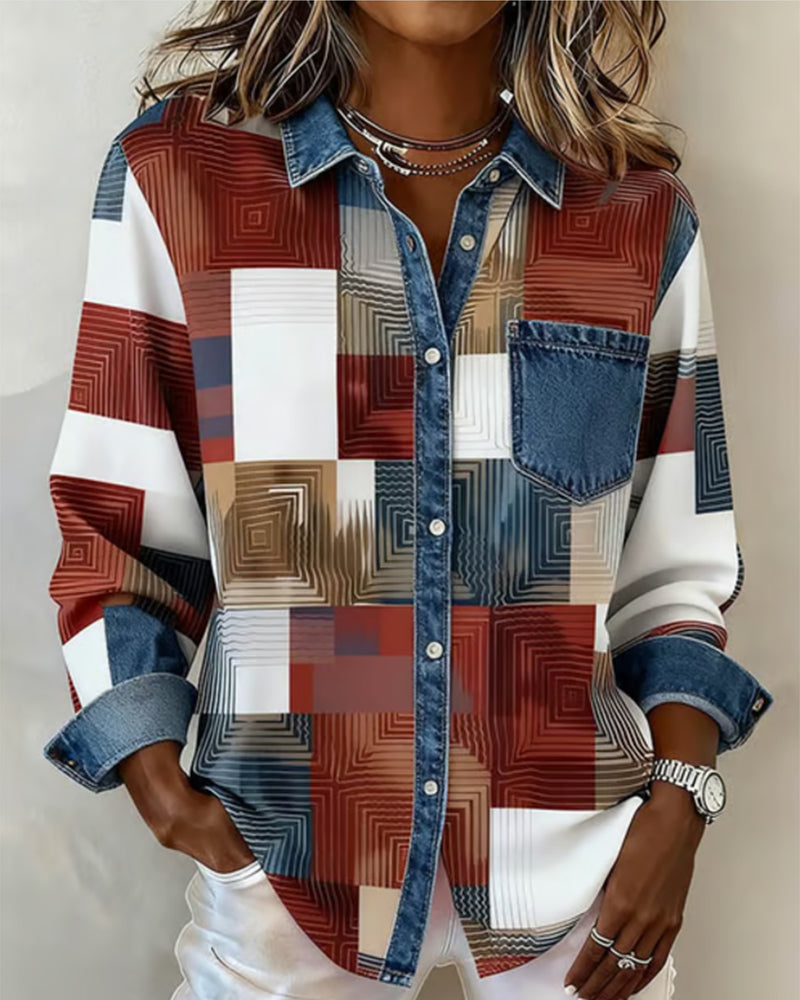 Anaïs-Claire | Sudadera con Cremallera y Estampado Casual