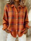 Clarisse | Jersey de cuadros retro