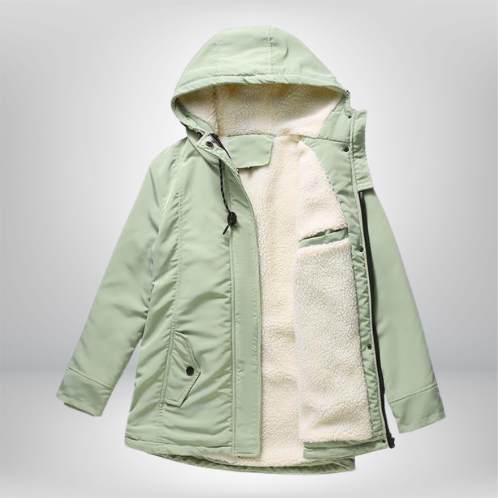 Colette | Abrigo de invierno capitonado y acogedor con capucha