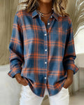 Lysandre | Camisa de cuadros con cuello tipo notched