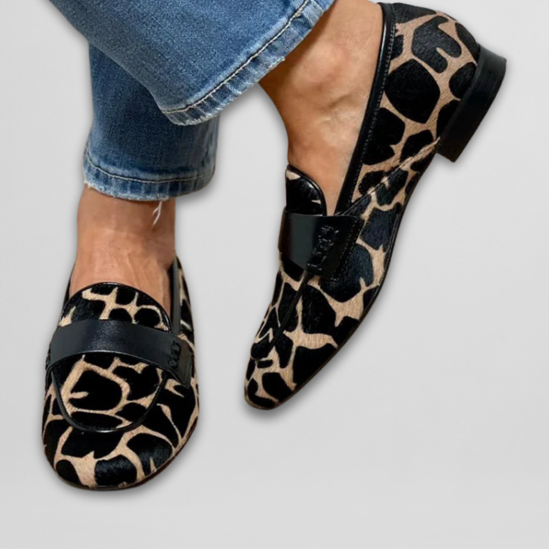 Camilla | Mocasín con Estampado Animal