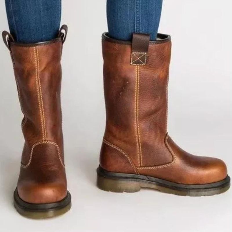 Hazel | Botas de Invierno de Piel con Forro