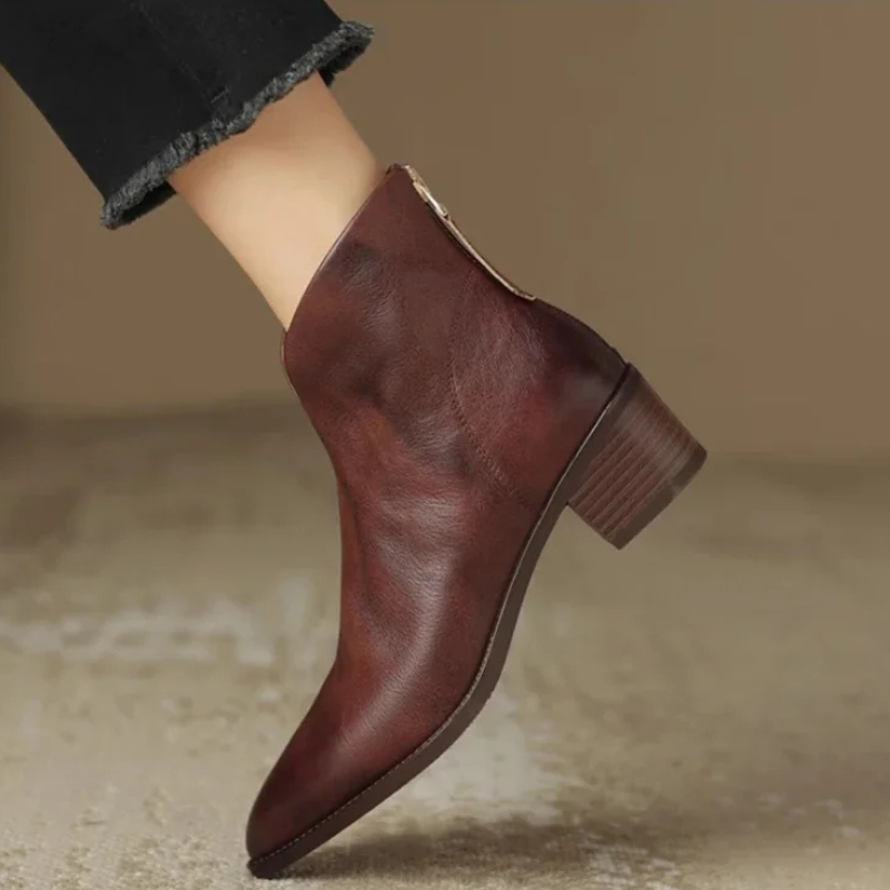 BOTINES DE PIEL ESENCIALES