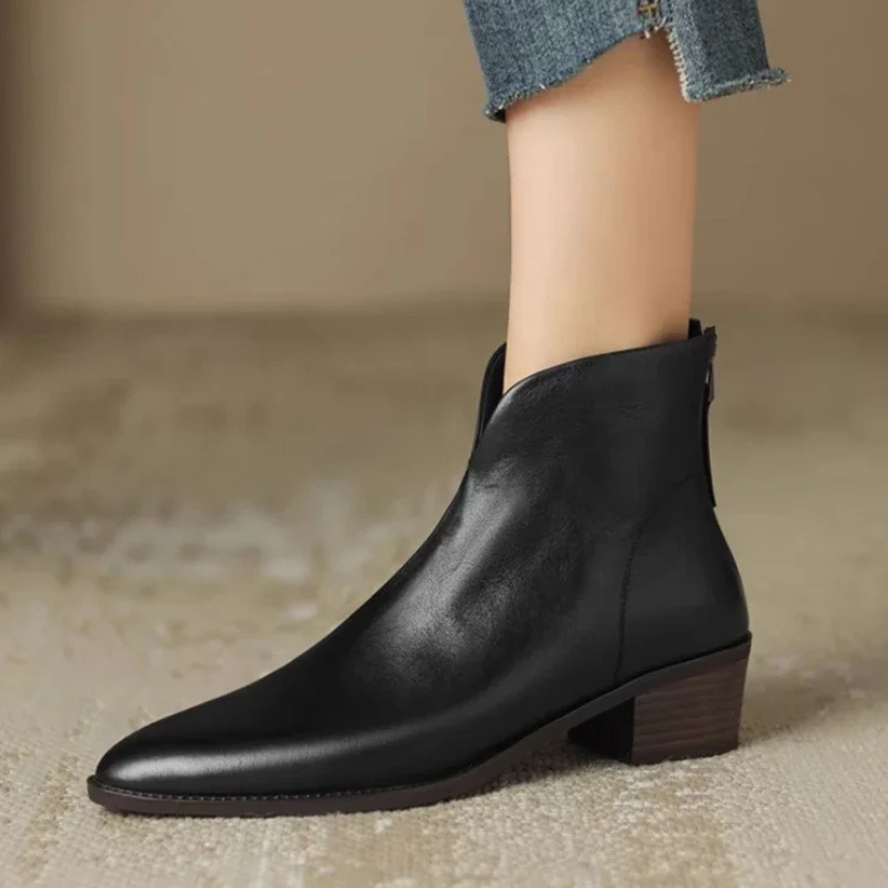 BOTINES DE PIEL ESENCIALES