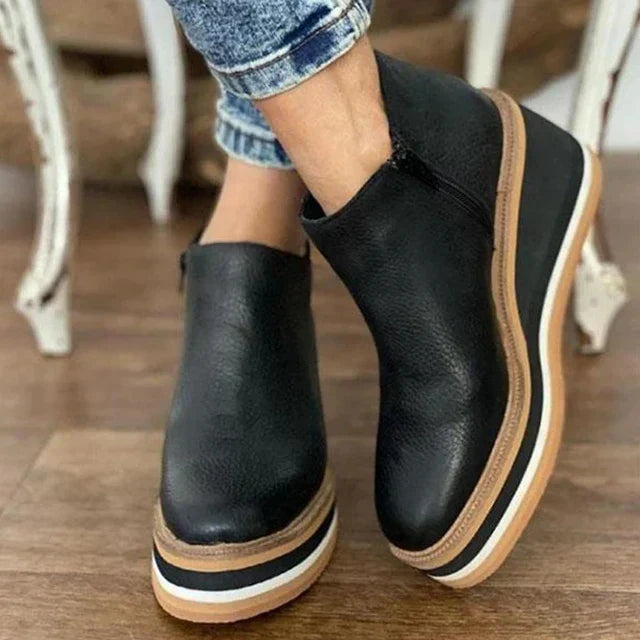 BOTAS DE PIEL ELEGANTES SLIM-FIT