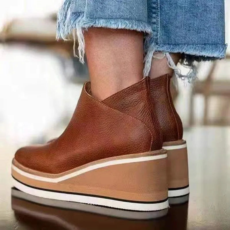 BOTAS DE PIEL ELEGANTES SLIM-FIT