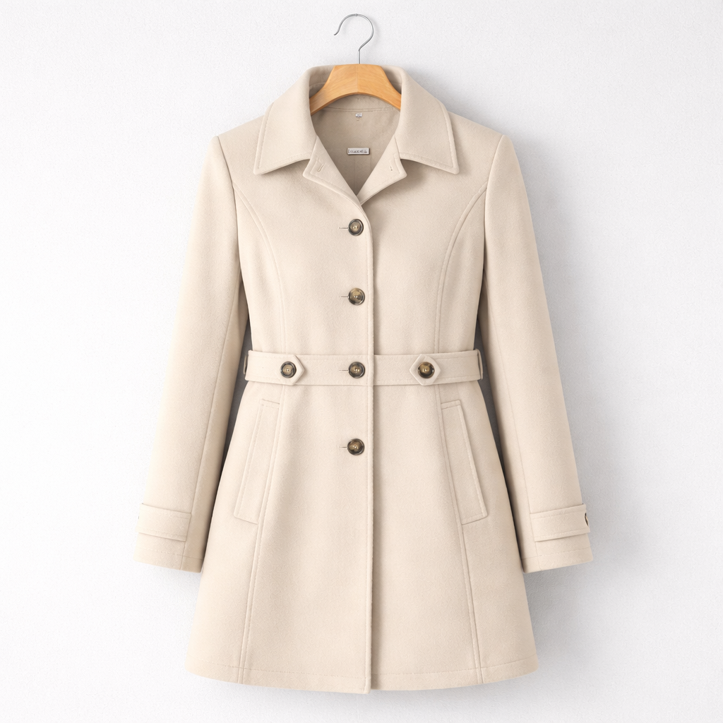 Harmonie | Abrigo elegante de mezcla de lana