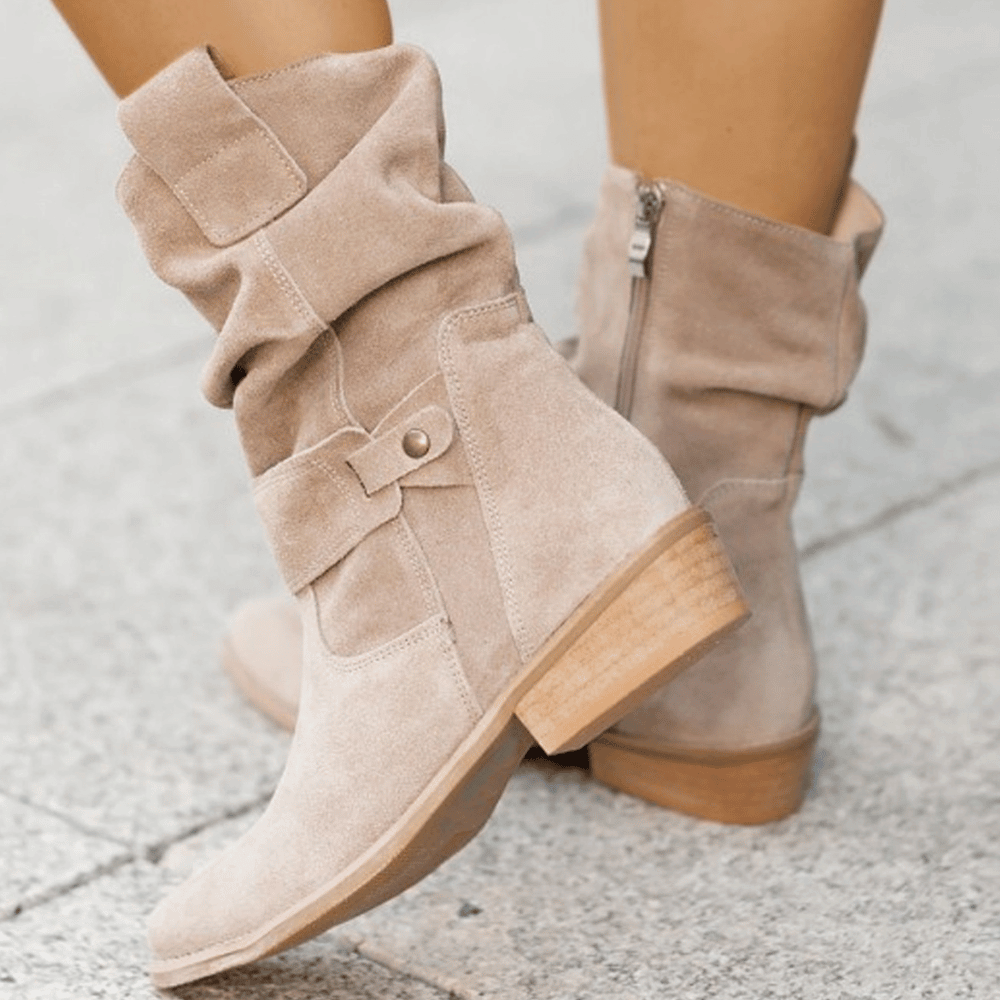 Botas de gamuza con acabado ultra suave