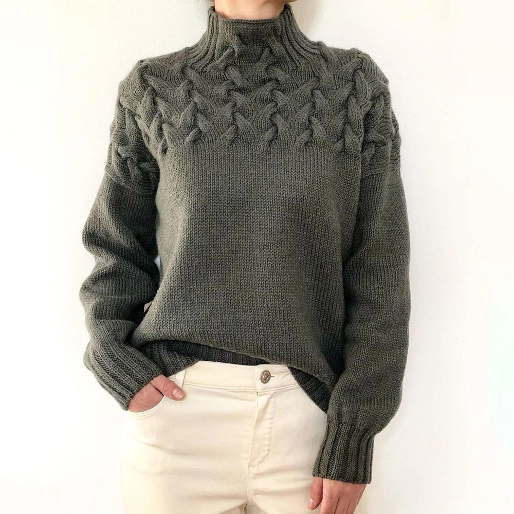 Amélie Noël | Suéter de punto con cuello de tortuga