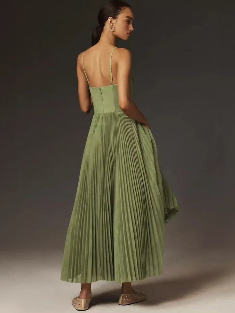 Zoe | Vestido de Noche Elegante sin Mangas con Espalda Descubierta