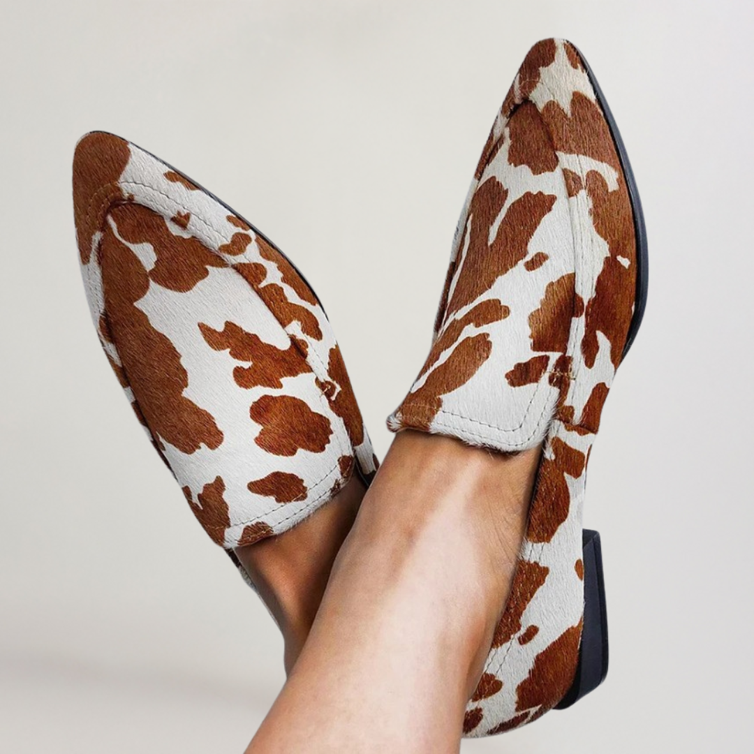 Leona | Loafers Elegantes con Tacón Bajo