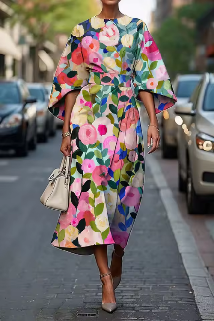 Élise | Vestido Real Floreado