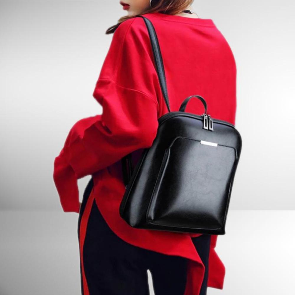Saskia - Mochila Tradicional de Doble Zipper