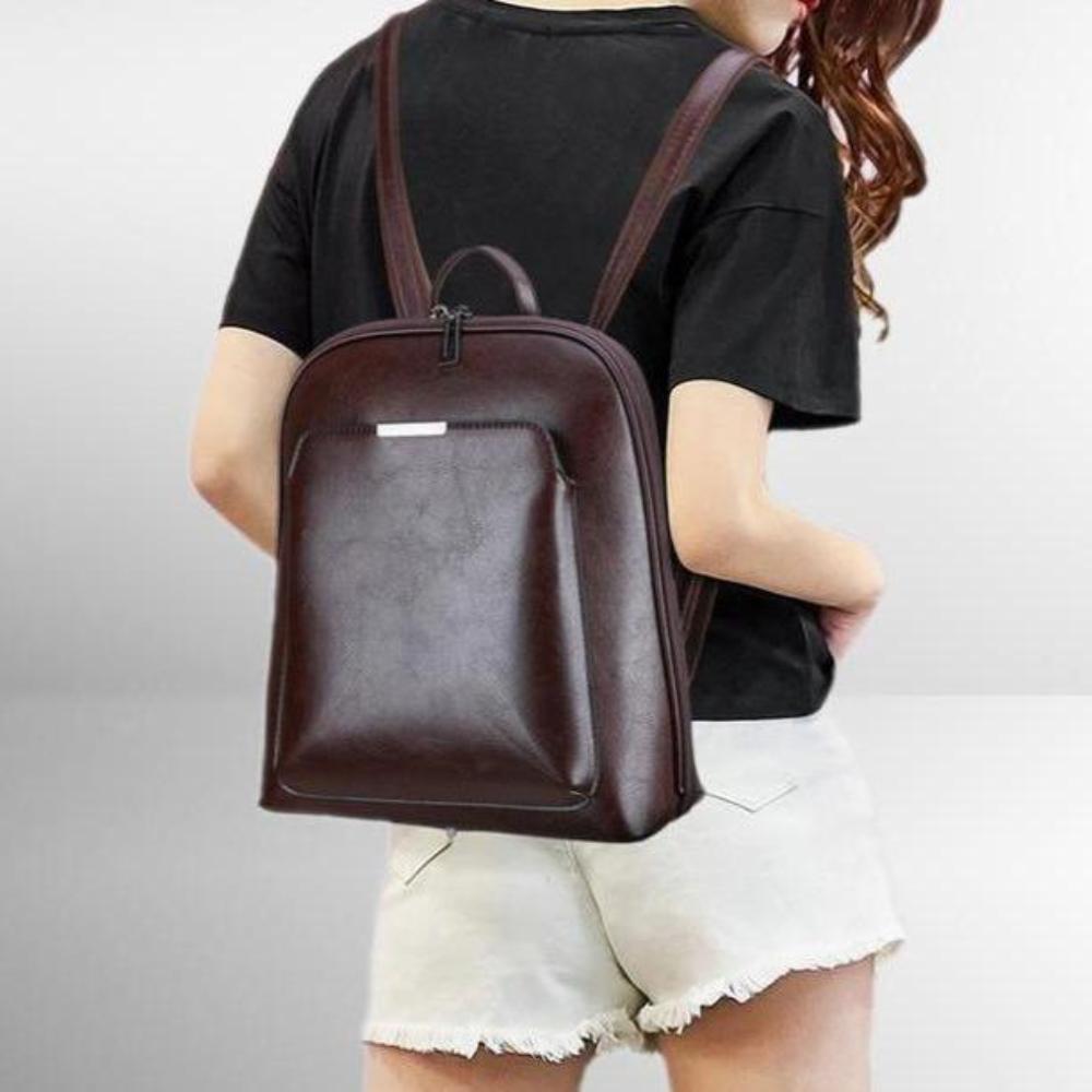 Saskia - Mochila Tradicional de Doble Zipper