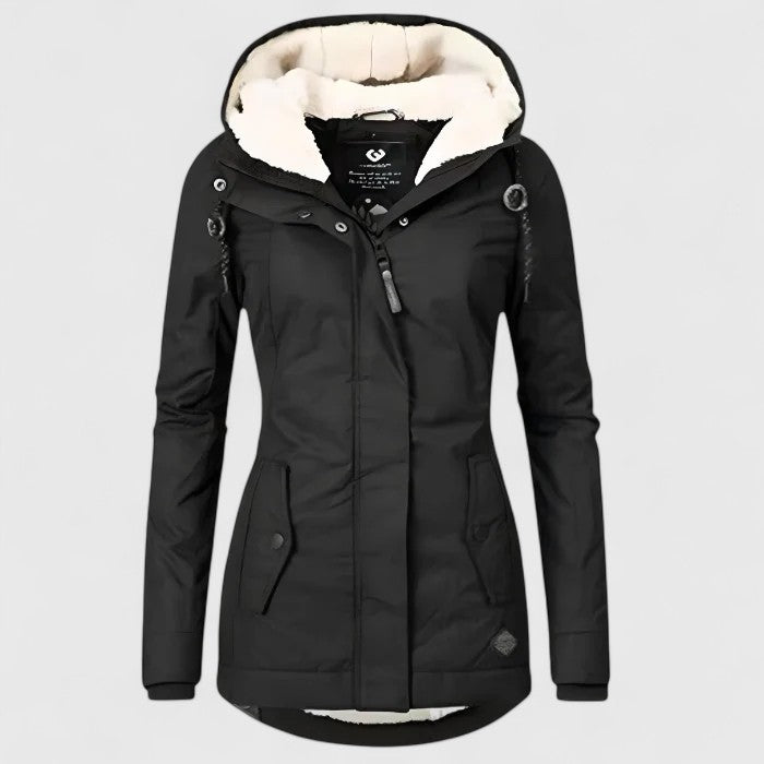 Amélie | Chamarra de invierno impermeable con capucha