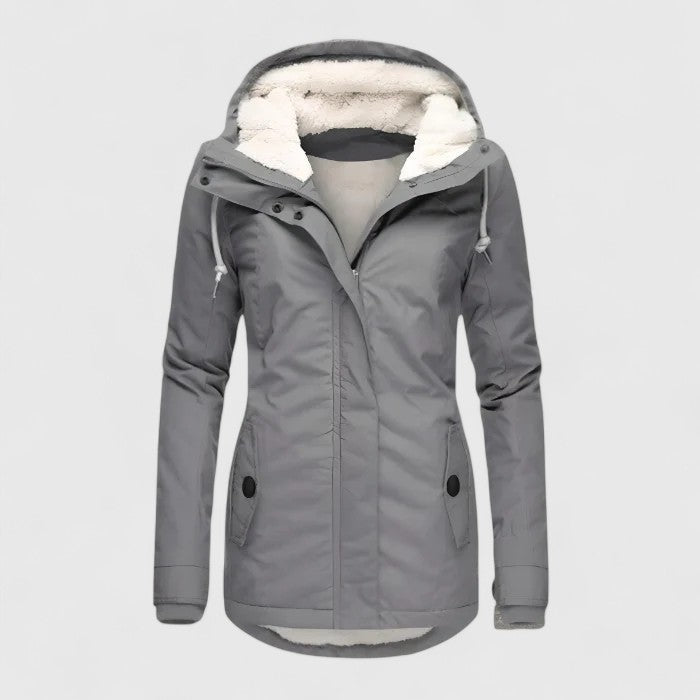 Amélie | Chamarra de invierno impermeable con capucha