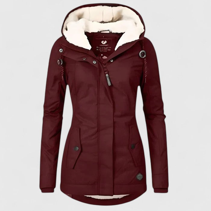 Amélie | Chamarra de invierno impermeable con capucha