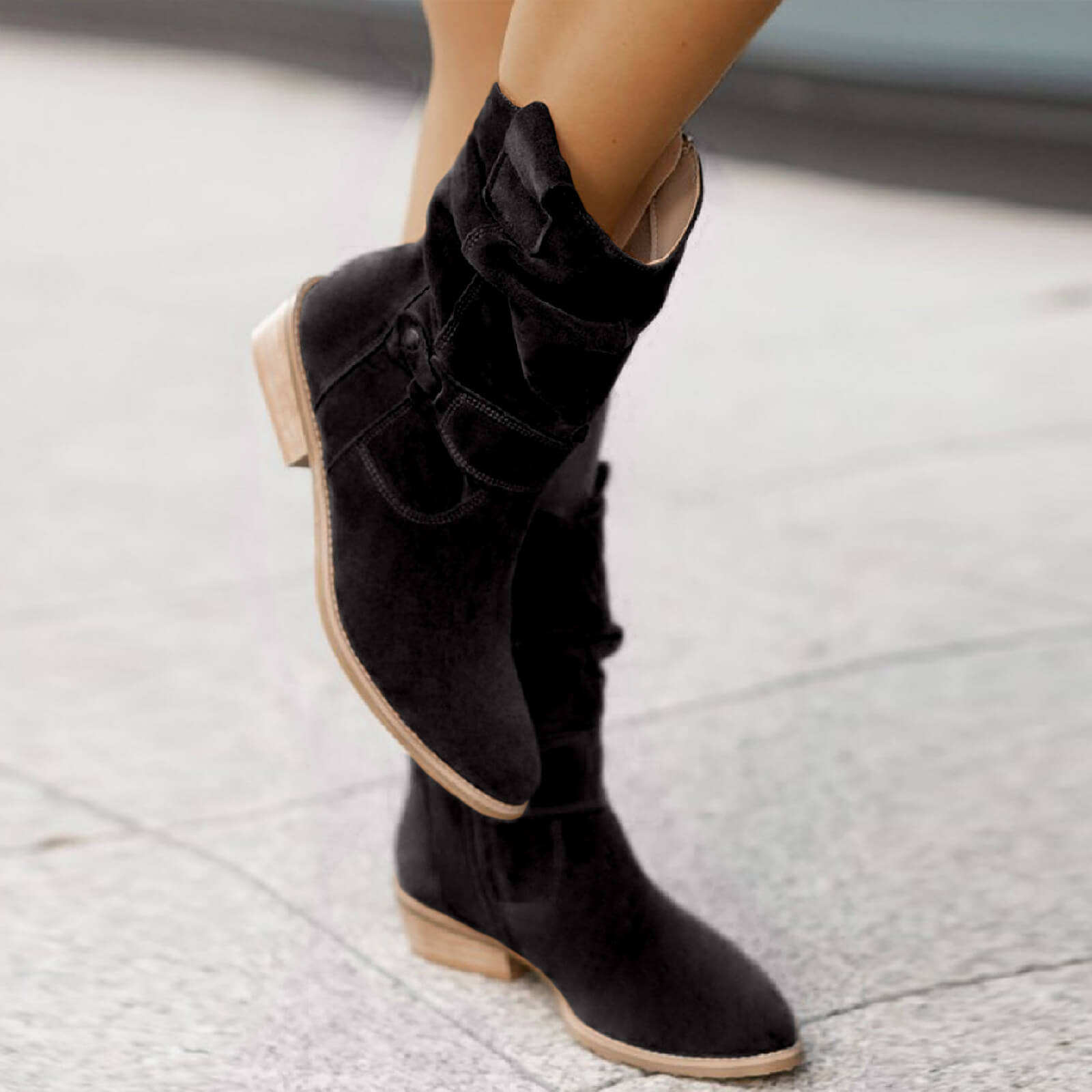 Botas de gamuza con acabado ultra suave