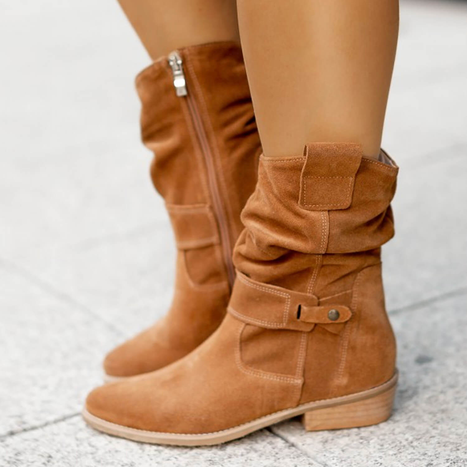 Botas de gamuza con acabado ultra suave
