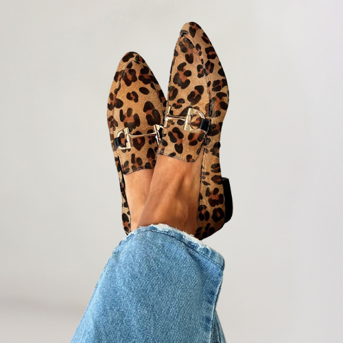 JUUL | MOCASINES ELEGANTES CON PATRÓN Y TACÓN DISCRETO