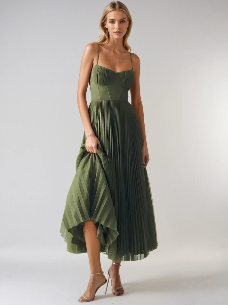 Zoe | Vestido de Noche Elegante sin Mangas con Espalda Descubierta