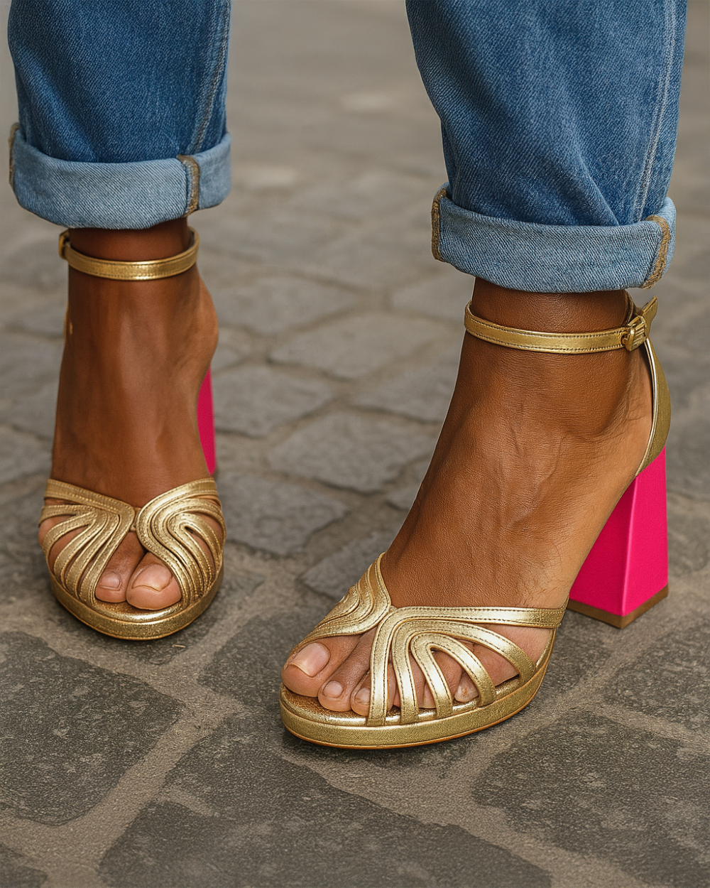 OLVIRA – SANDALIAS ELEGANTES CON TACÓN ANCHO