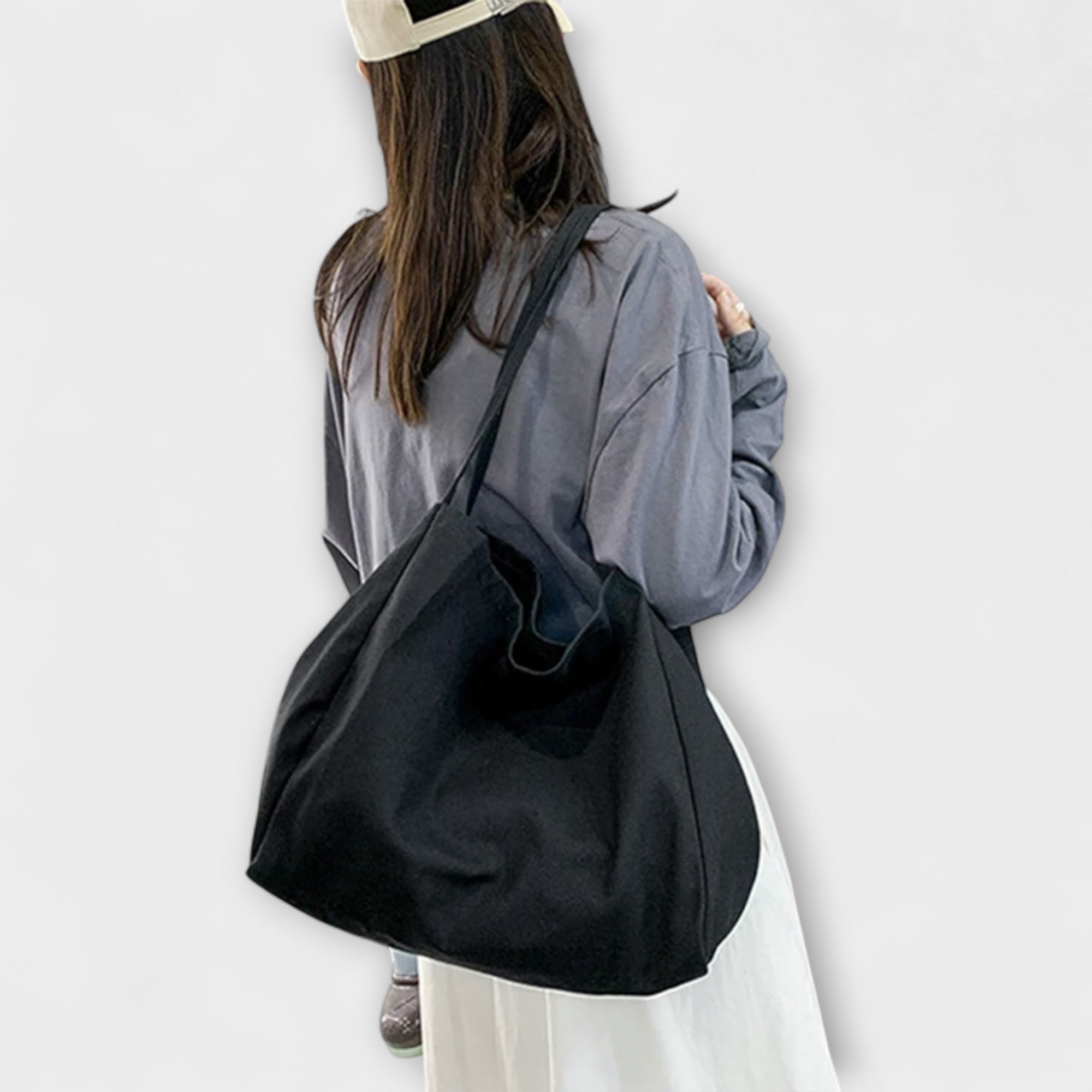 Bolsa Tote Grande de Lona Premium