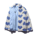 Catherine | Chamarra reversible de corazones