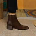 BOTAS EN PIEL TEXTURIZADA (GELÉ)