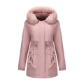 Grâce | Parka de invierno elegante con borde de piel