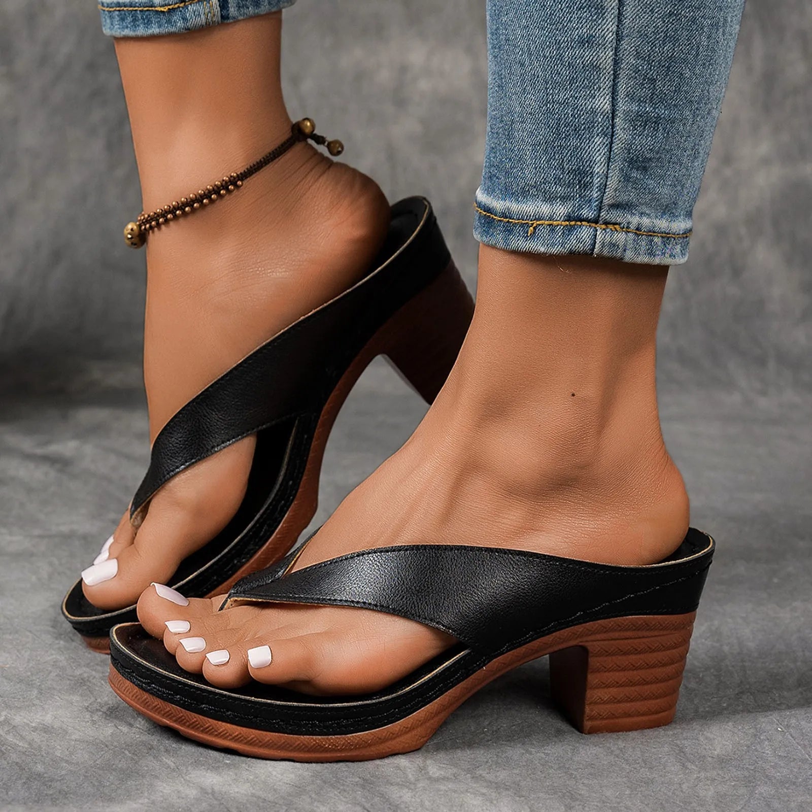 LUNAFLEX™ | SANDALIA ORTOPÉDICA DE TACÓN