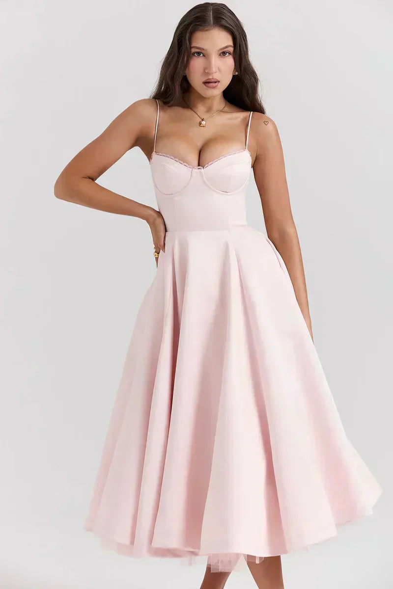 Minerva | Vestido Princesa de Lujo con Tirantes de Espagueti