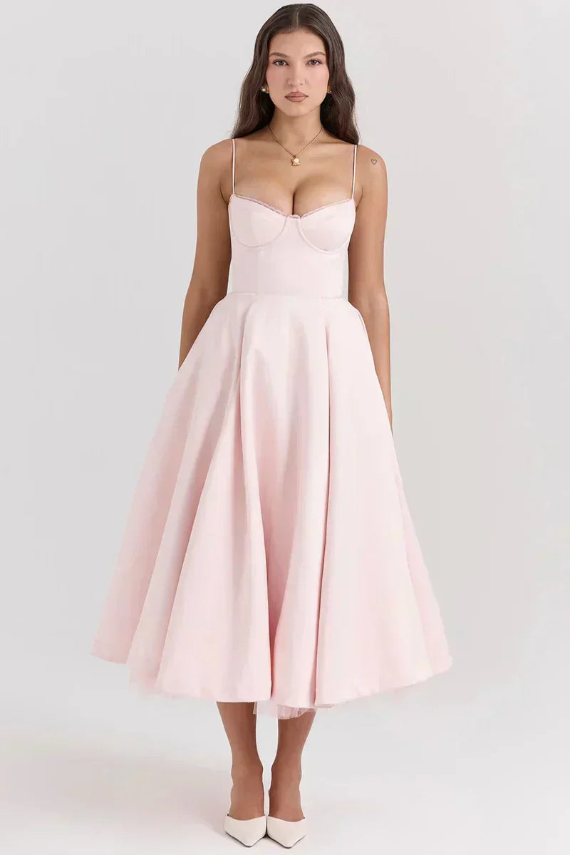 Minerva | Vestido Princesa de Lujo con Tirantes de Espagueti