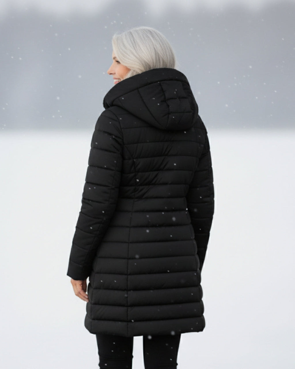 Clair | Abrigo tipo puffer con forro de polar