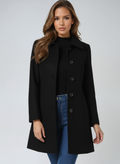Marenne | Abrigo de invierno con botonadura sencilla