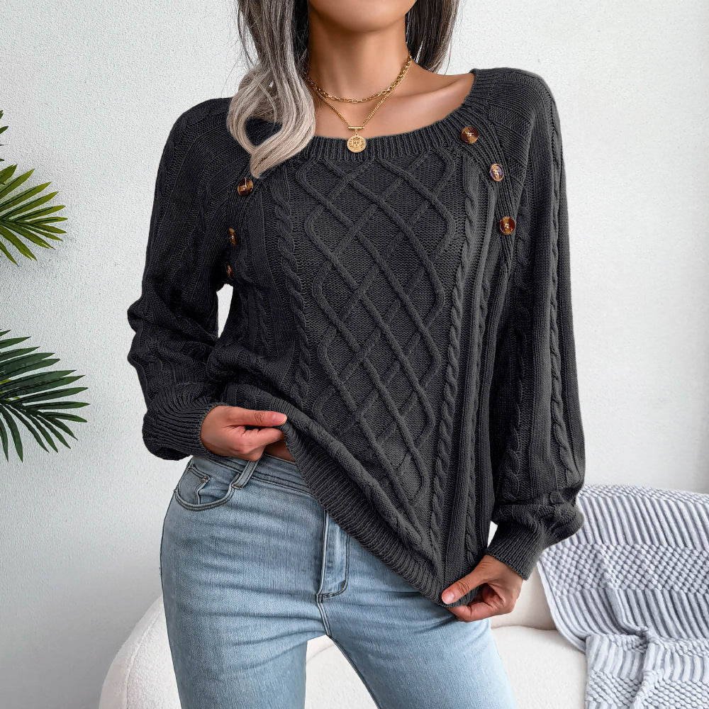 Catharina | Suéter de Punto con Detalles de Botones