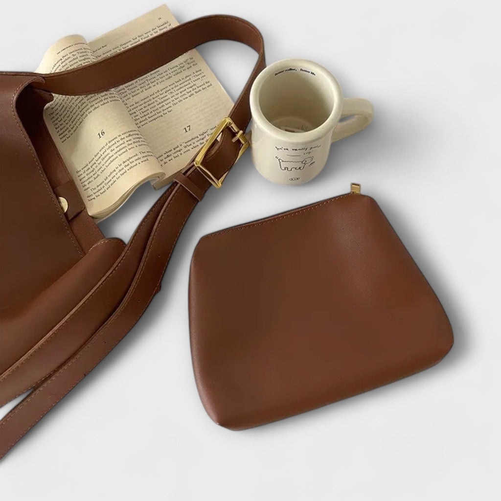 Isidore – Elegante Bolsa de Hombro en Piel