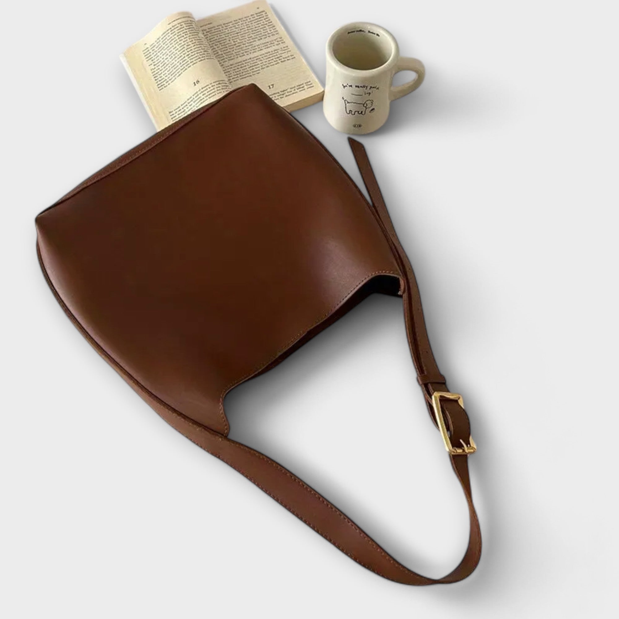 Isidore – Elegante Bolsa de Hombro en Piel