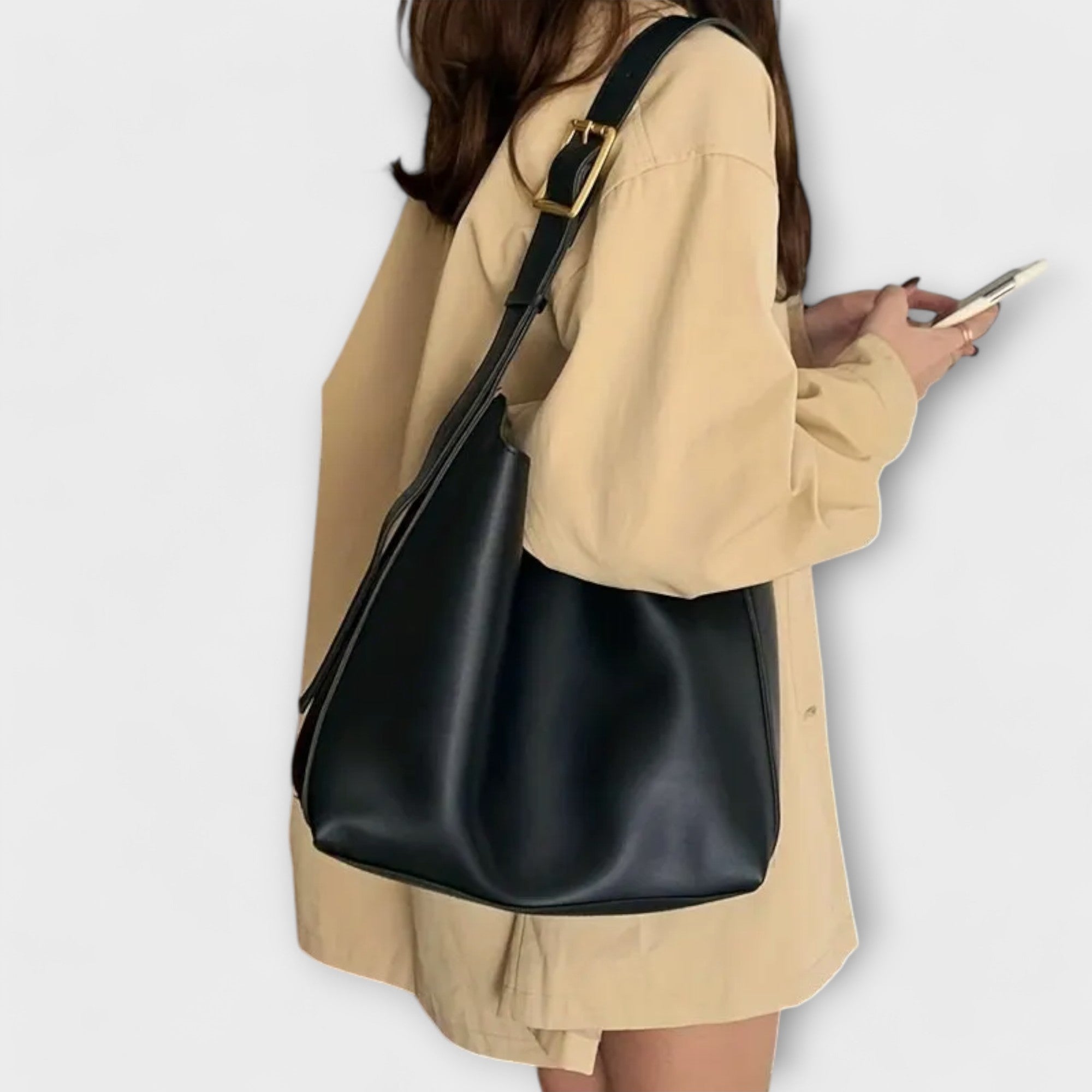 Isidore – Elegante Bolsa de Hombro en Piel