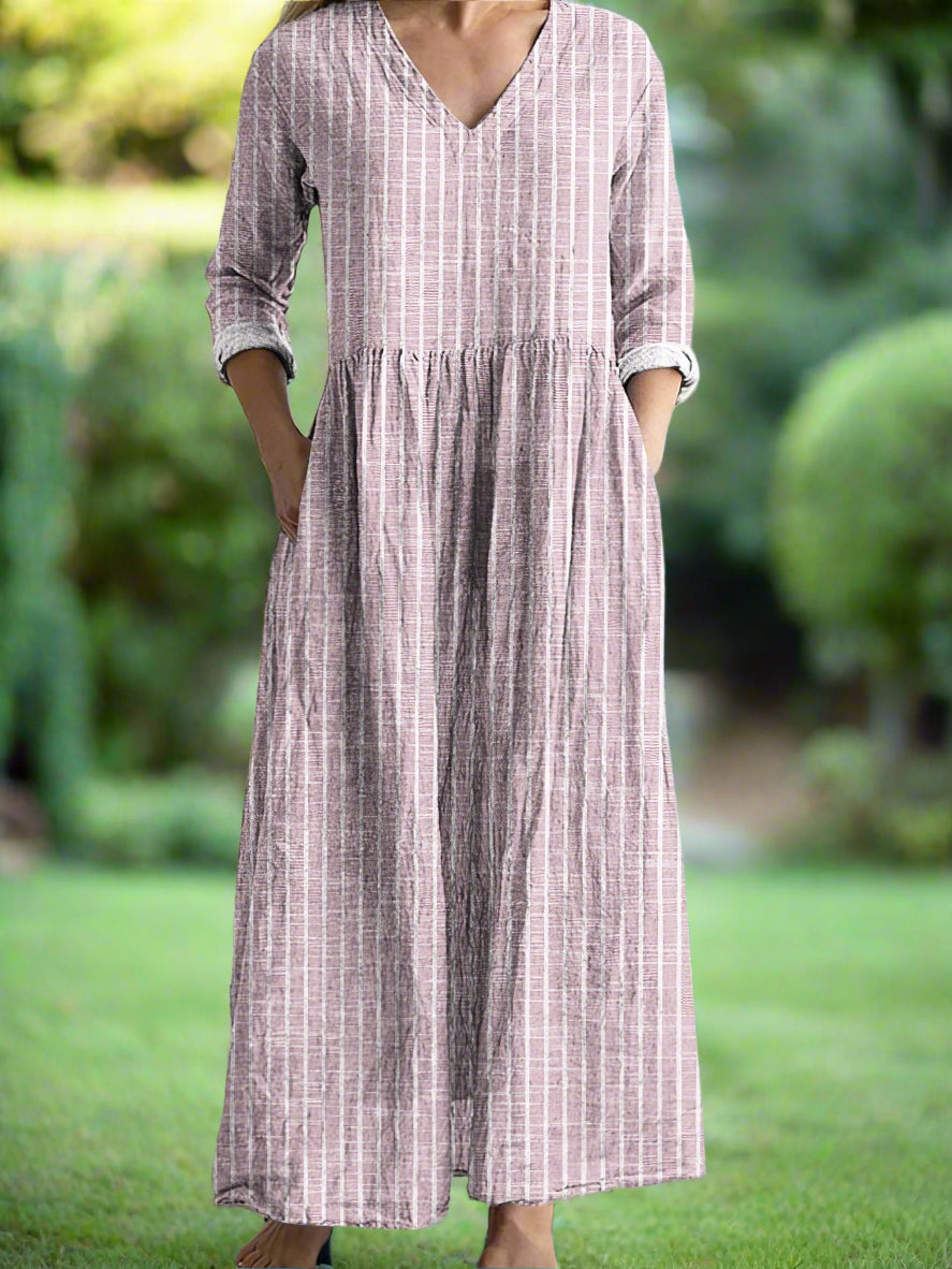Dabria | Vestido a Rayas Clásico y Casual