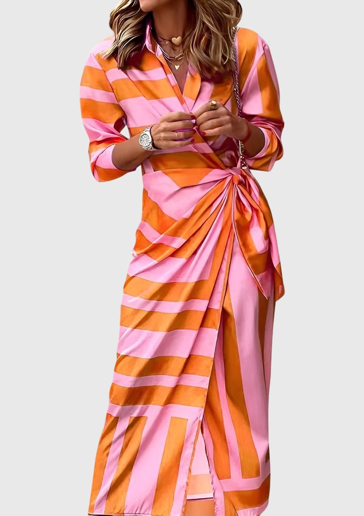 EVERLY | Elegante Vestido Estampado