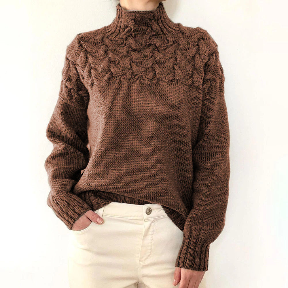 Amélie Noël | Suéter de punto con cuello de tortuga
