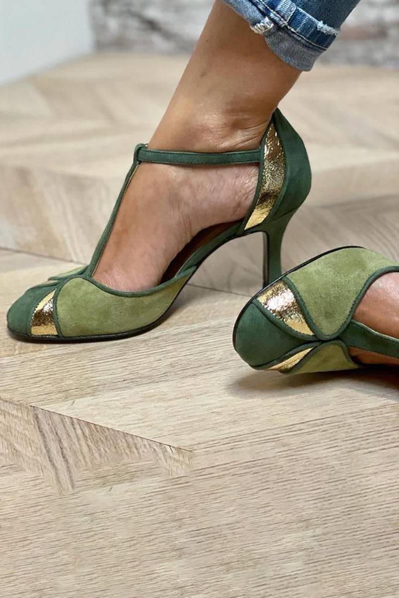 Celestina™ | Zapatillas Tipo Salón Patchwork