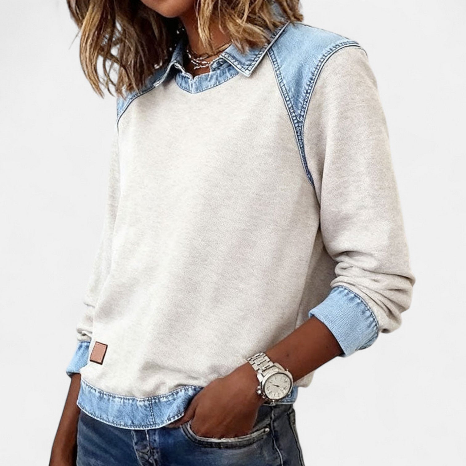 Valentine-Noor | Blusa larga de tendencia