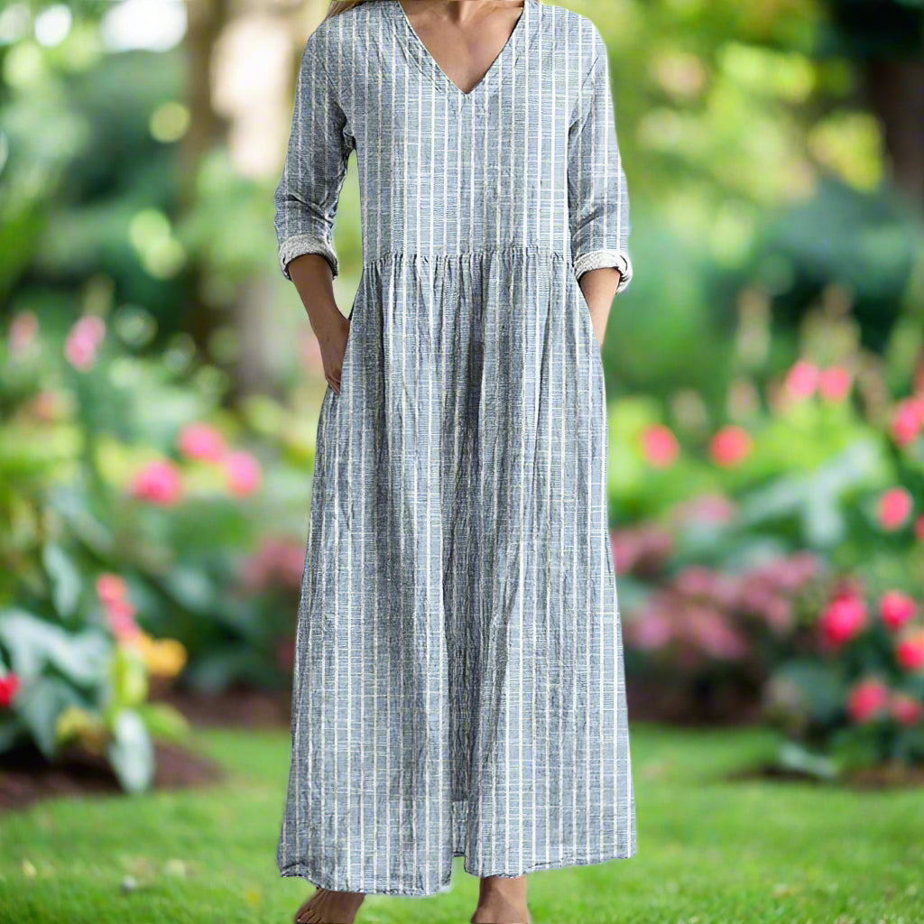 Dabria | Vestido a Rayas Clásico y Casual
