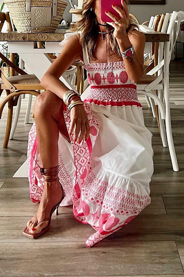 Addison | Vestido con Escote Cuadrado y Cordones