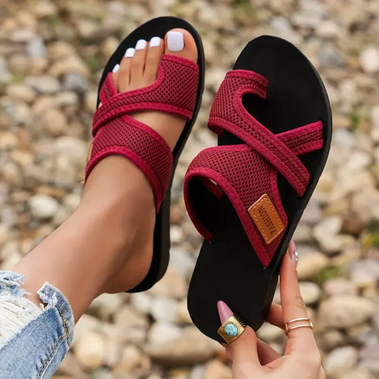 CELIA | SANDALIAS DE MALLA PERFORADA